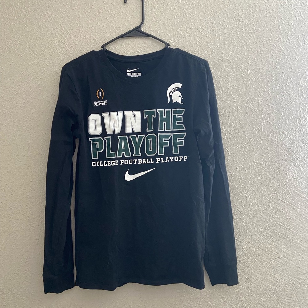 Nike MSU Football Playoffs Shirt